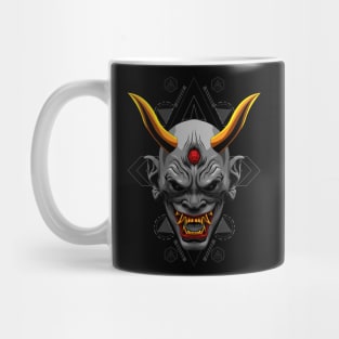 hanya oni mask Mug